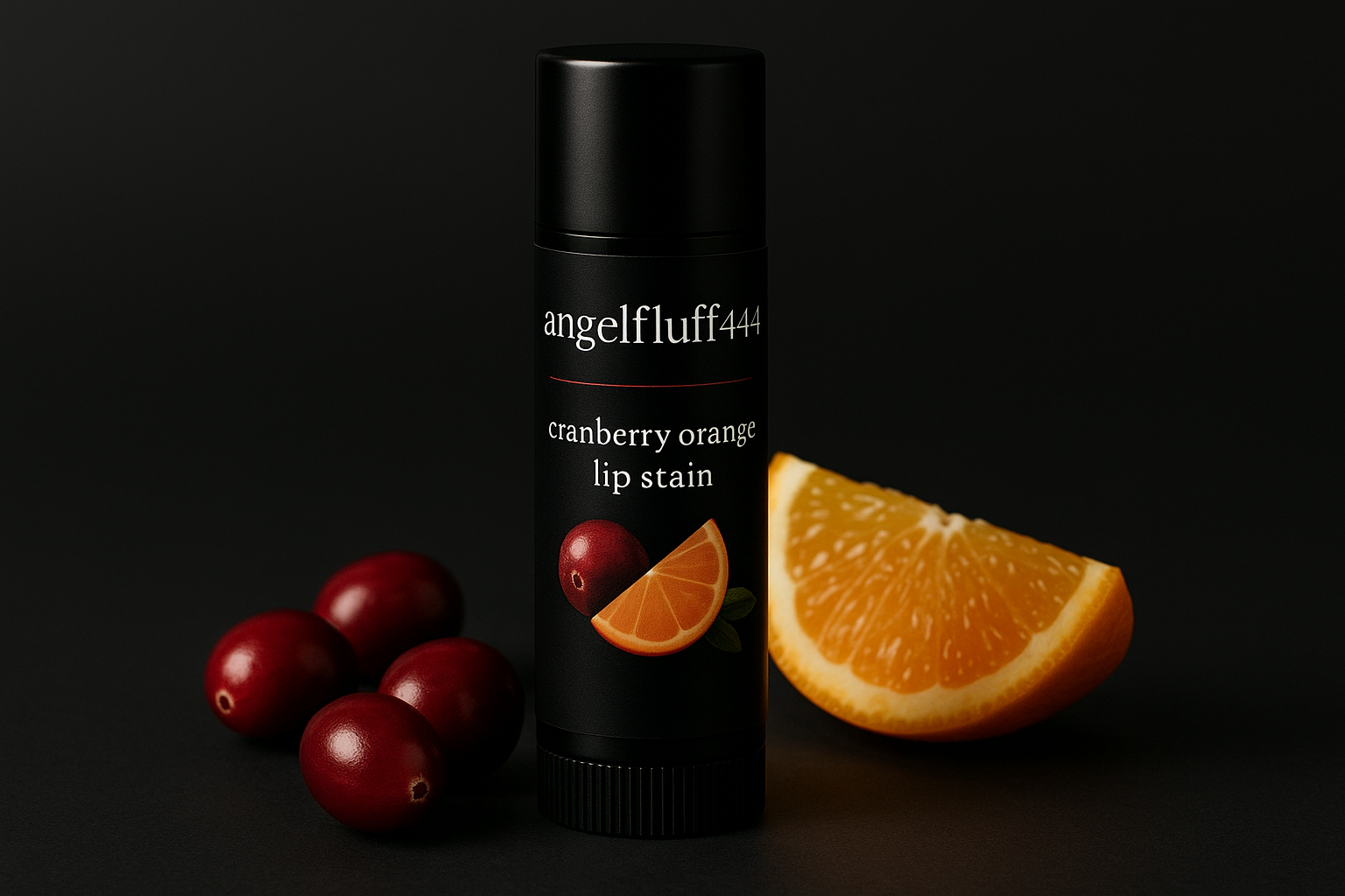 add cranberry and orange, lip stain, angelfluff444