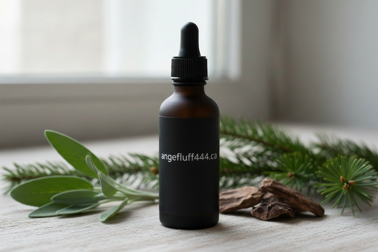 please add angelfluff444.ca on the bottle