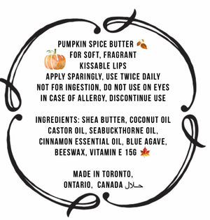 Limited Edition Pumpkin Spice Lip Butter